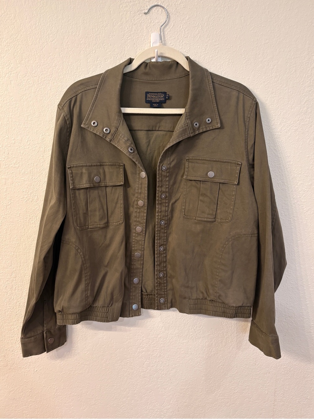 Pendleton Utility Jacket - Olive XL Petite